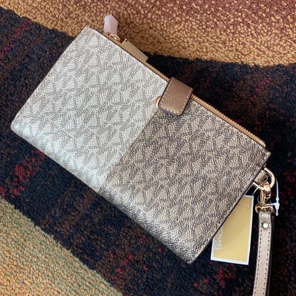 NWT Michael kors double zip wristlet - Picture 5 of 12